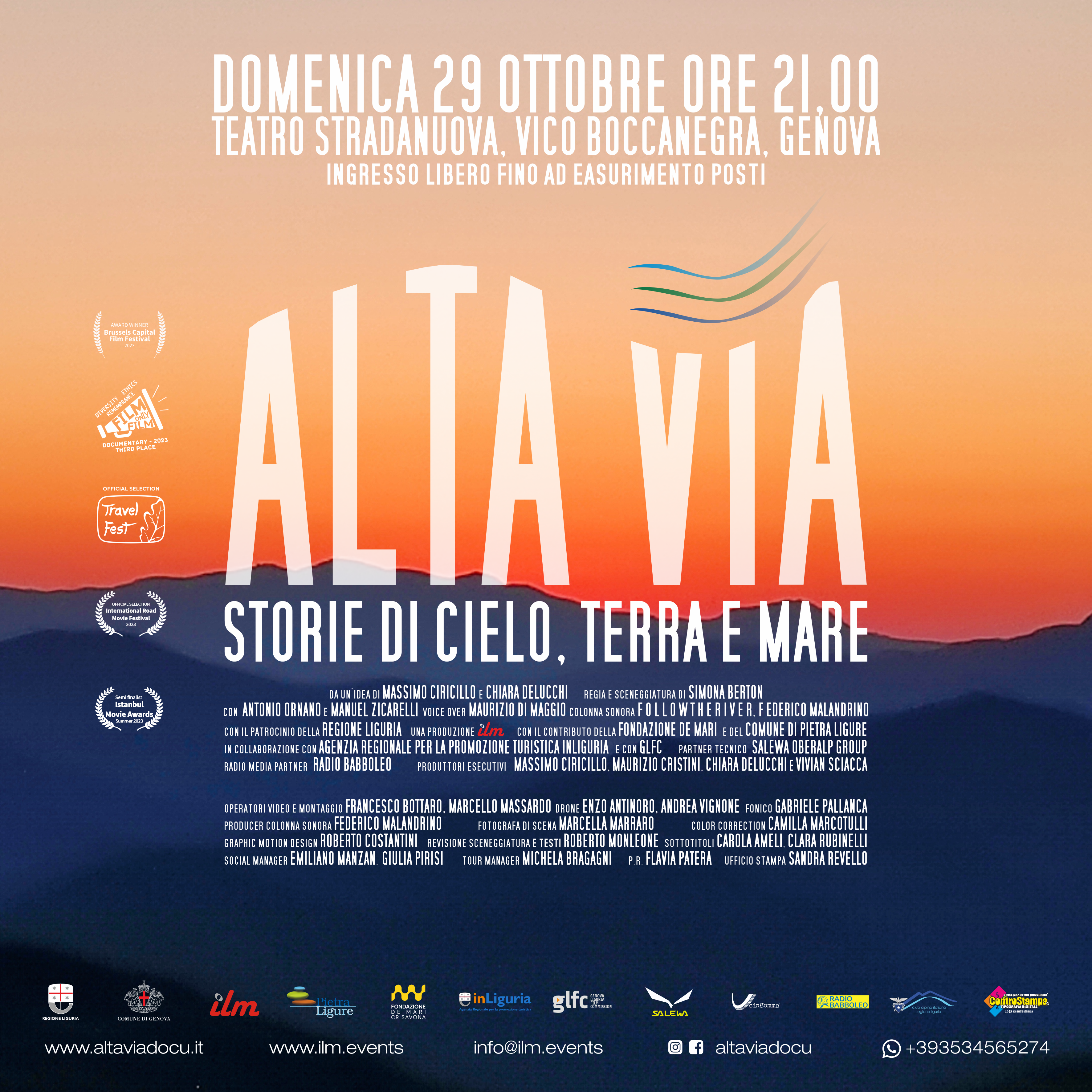 Locandina documentario Fuori Onda - cento anni di cronache dai Cantieri Navali di Pietra Ligure